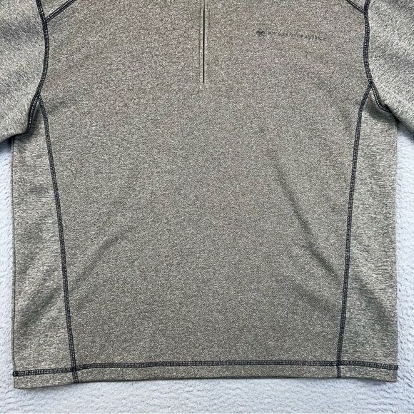 Boy Scouts America Sweater Mens Medium Gray Green 1/4 Zip Pullover‎ Outdoor BSA - Picture 4 of 12